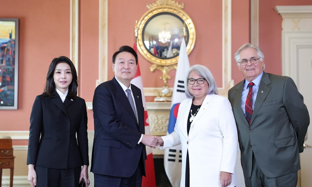 President Yoon Suk Yeol meets with Canadian Governor-General Mary Simon 