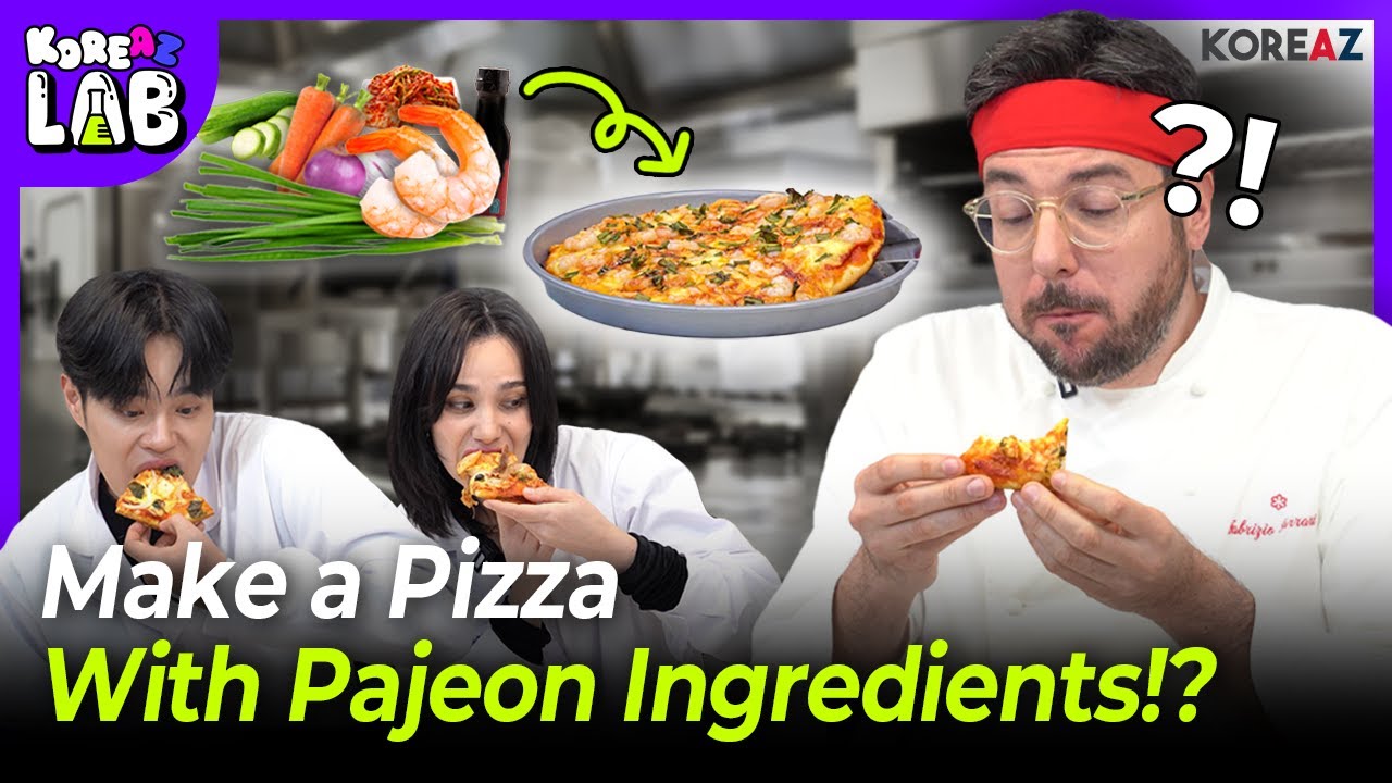 Make a Pizza With Pajeon Ingredients!?