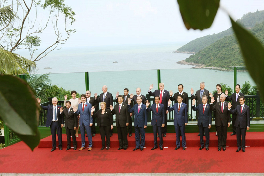 2017 APEC 정상회의 기념 사진