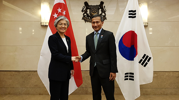 강경화 외교부 장관, 싱가포르 공식 방문 결과 