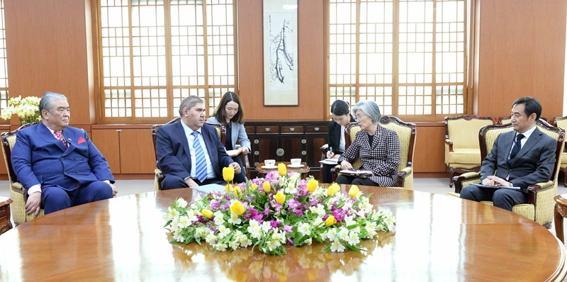 장관, 가니예프 우즈베키스탄 투자대외경제 담당 부총리와 면담 