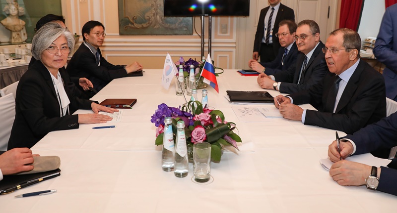 뮌헨 안보회의 계기 한-러시아 외교장관회담 개최