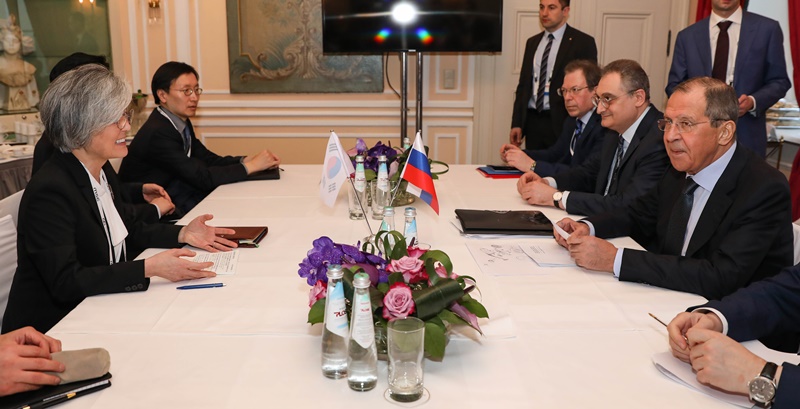 뮌헨 안보회의 계기 한-러시아 외교장관회담 개최