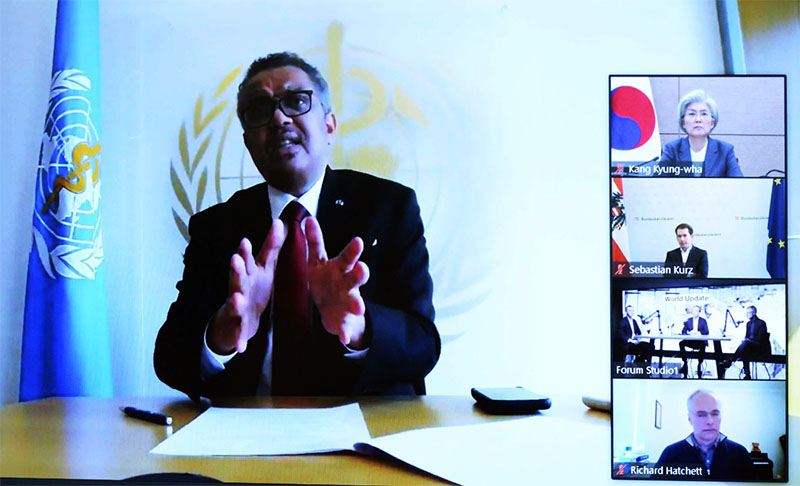Minister of Foreign Affairs Delivers Remarks at Video Conference of World Economic Forum 