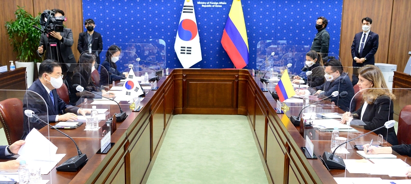  한-콜롬비아 외교장관 회담 개최 결과