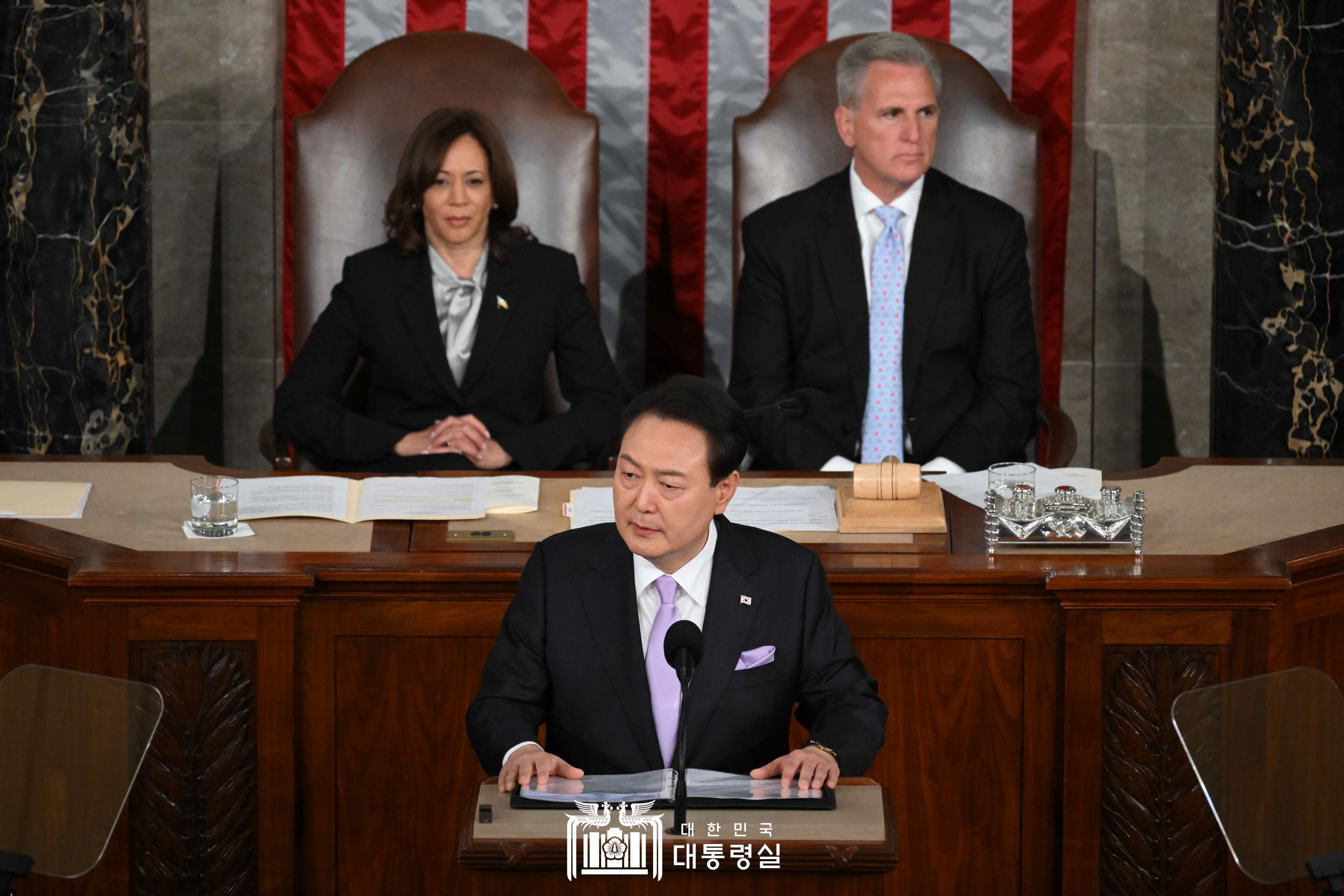 President Yoon: Korea to be 'compass for freedom' with US