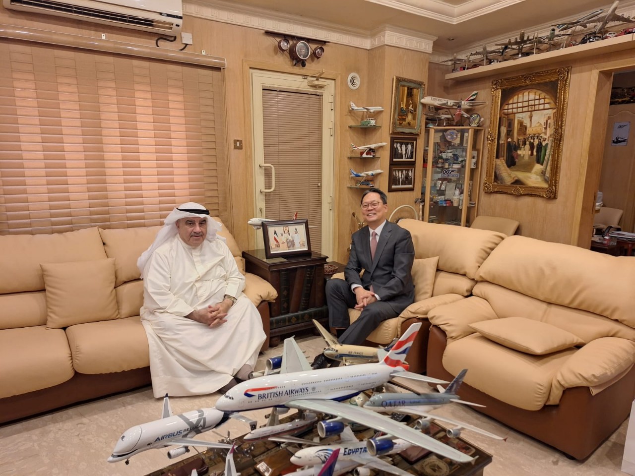 박종석 주쿠웨이트 대사, 주재국 Ahmed Behbehani Sky Aviation Services 그룹 회장 면담