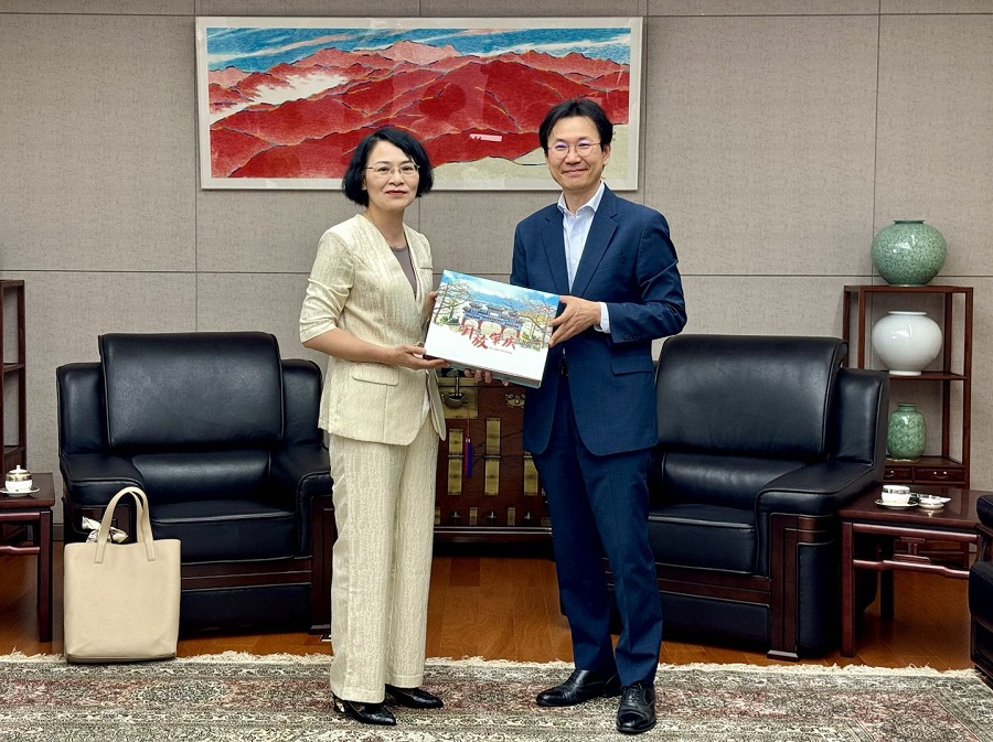 총영사, 광둥성 자오칭시 외사국장 면담