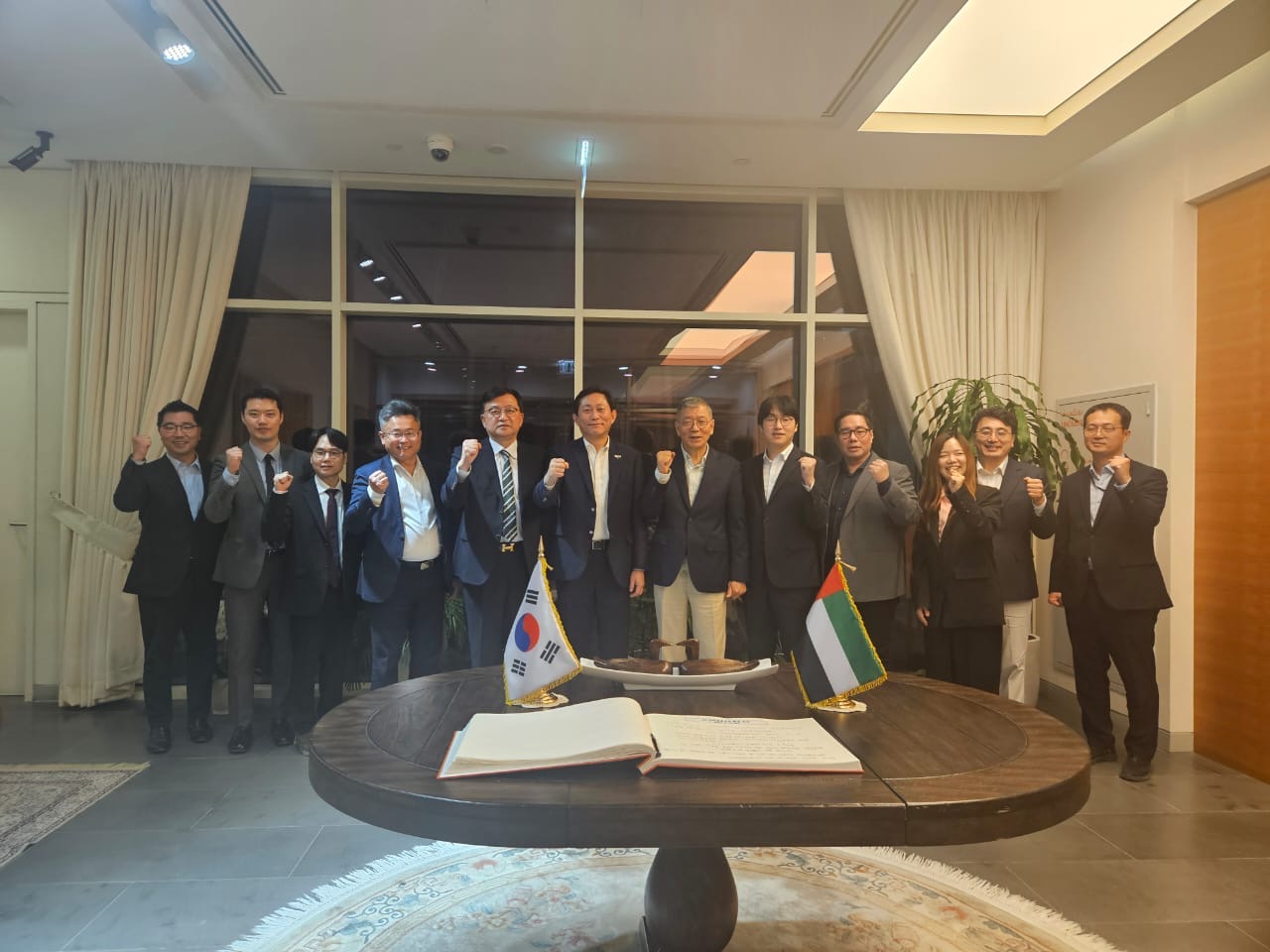 류제승 대사, AI고위대표단 초청 만찬 간담회