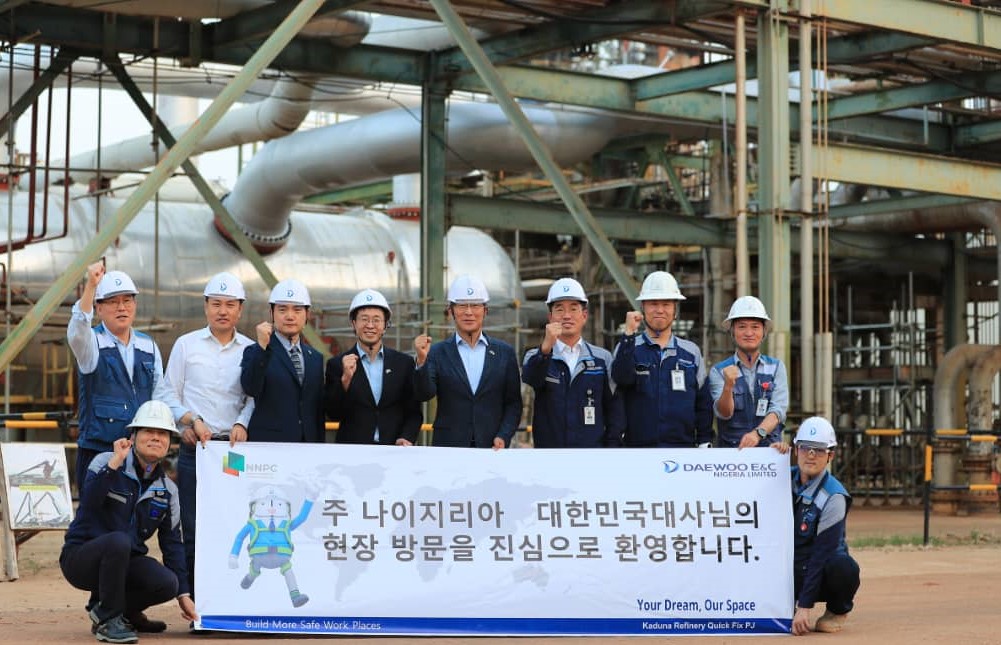 Amb. Kim visited the reconstruction site of the Kaduna Refinery(5.19)