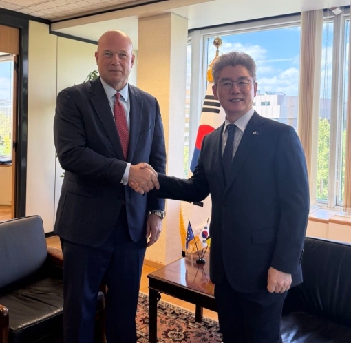 Ambassador RYU Jeonghyun met Ambassador Matthew Whitaker, Permanent Representative of the United States to NATO
