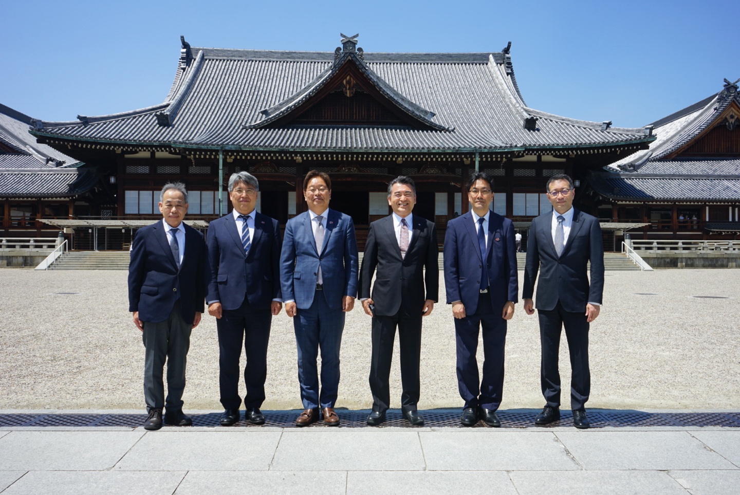 天理大学理事長を表敬訪問(6.5)