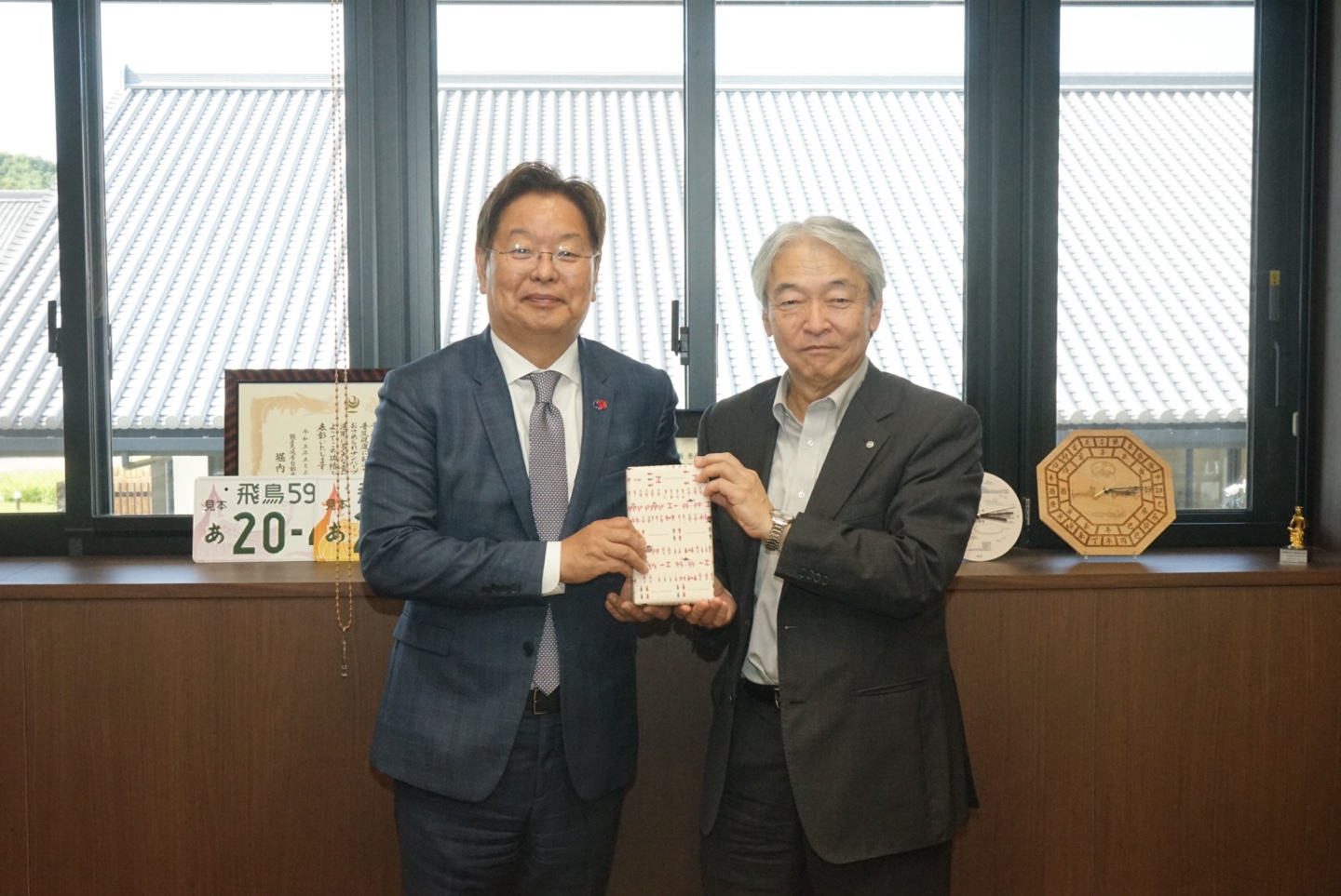 奈良県明日香村を表敬訪問(6.5)
