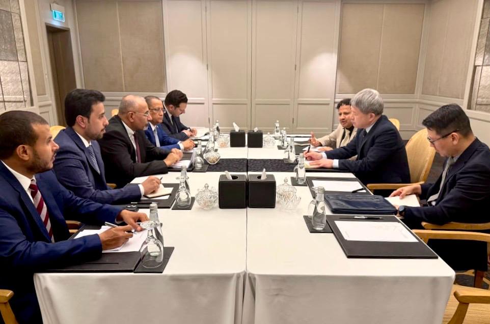 Meeting with H.E. Aidarous Al-Zubaidi, PLC Vice President, Yemen  
