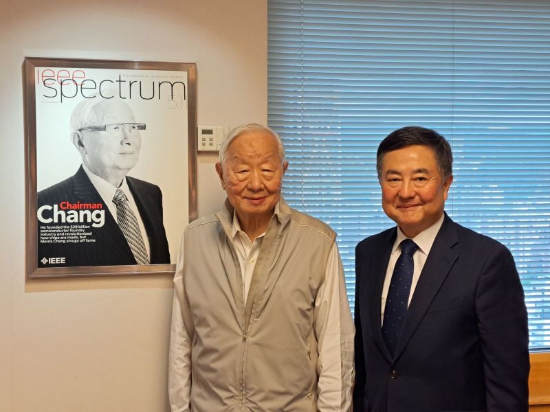이은호 대표, 모리스 창 TSMC 창립자 면담