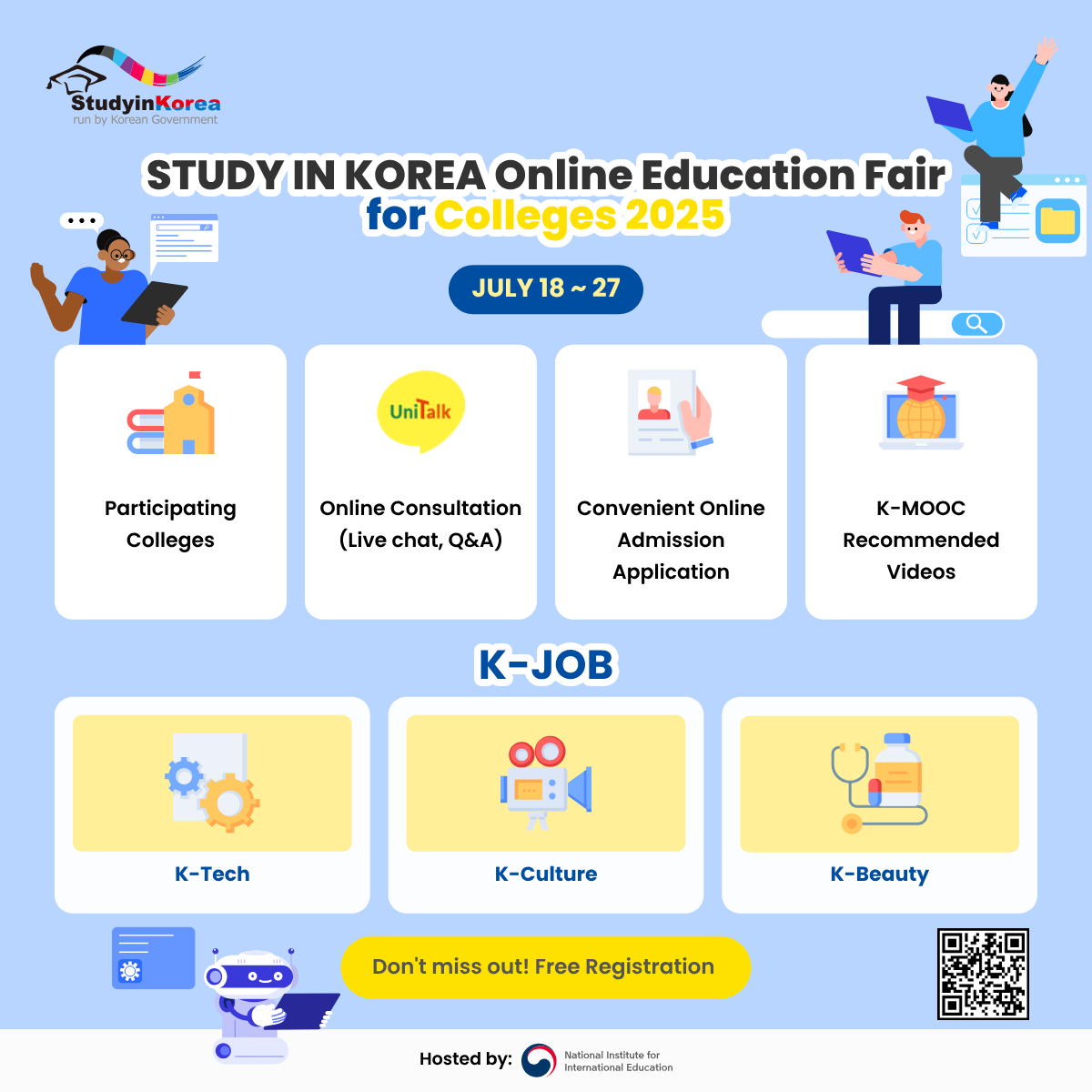 Upcoming Specialized Online Korea Study Fair for Junior Colleges