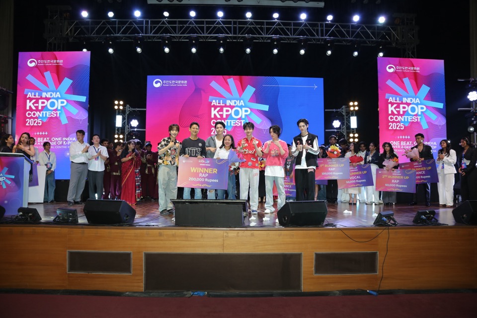 DCM Lim congratulates the finalist of the 2025 All India K-Pop Competition (Jul 19)