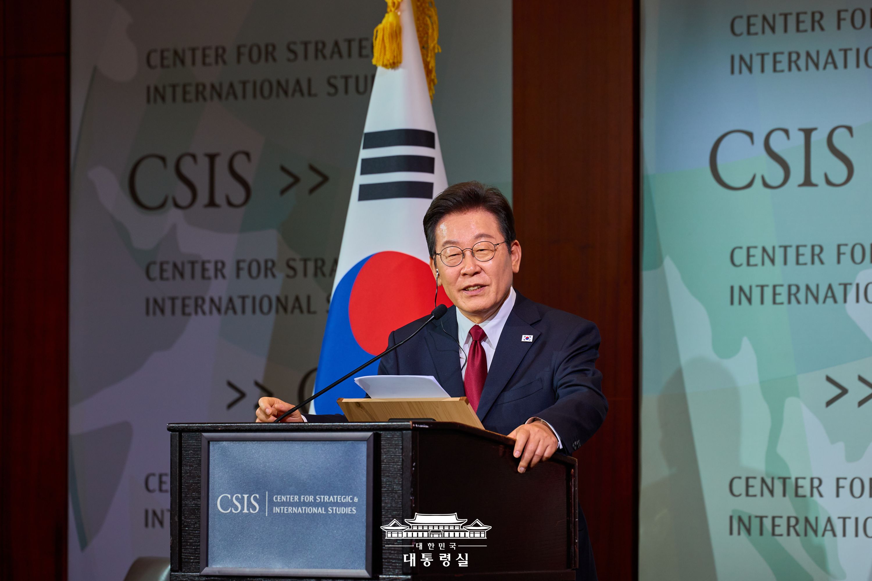 이재명 대통령, 미 전략국제문제연구소(CSIS) 연설
