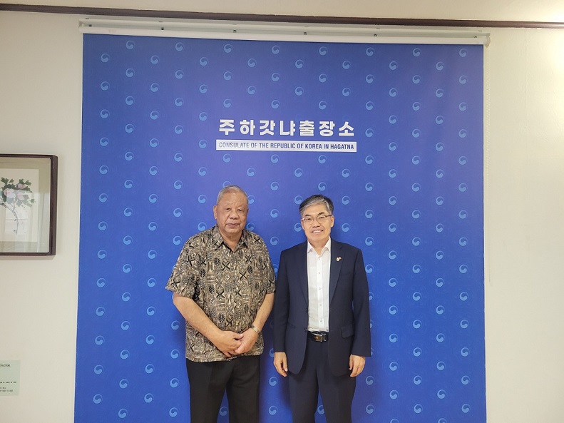 사이판(북마리아나제도) 주지사 출장소 방문