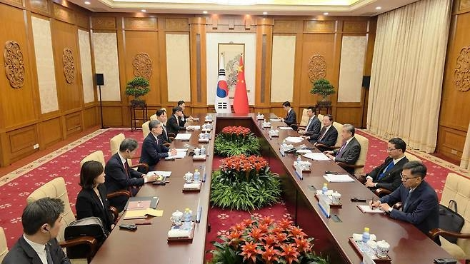 韩国驻华使馆临时代办随行出席韩国外长访华活动(9.17-18)