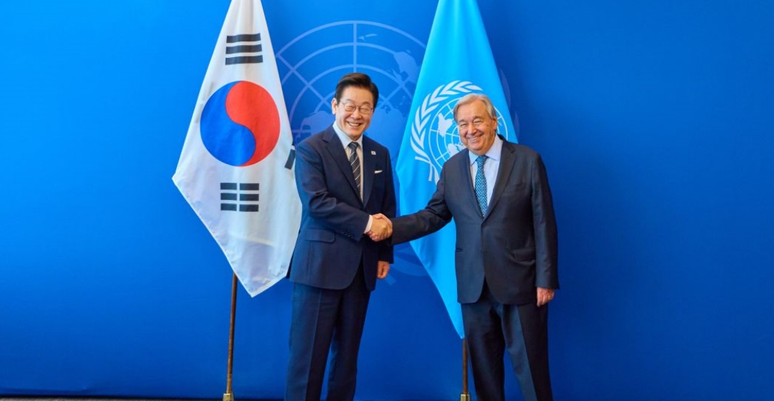 안토니우 구테레쉬 유엔 <br>사무총장 면담