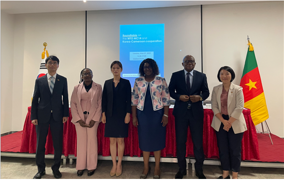 Roundtable on the WTO MC14 and Korea-Cameroon Cooperation