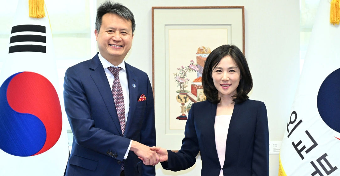 김진아 외교부 2차관, 다렌 탕 세계지식재산기구(WIPO) 사무총장 면담