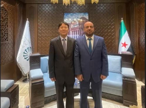 Ambassador Geon meets with the President of the Federation of Syrian Chambers of Commerce 