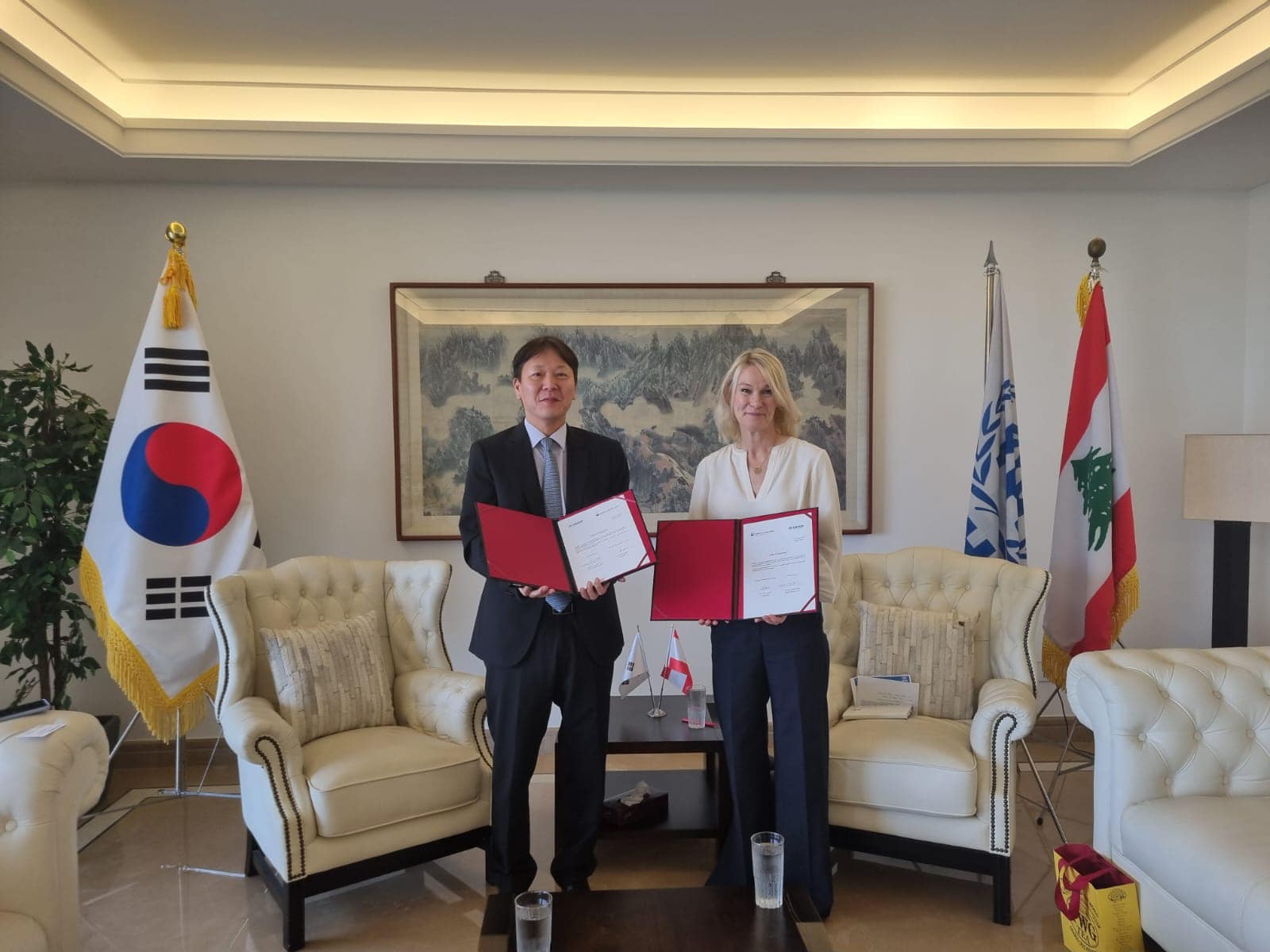 UNHCR 레바논사무소장 면담 및 우리 지원 사업 약정식 개최