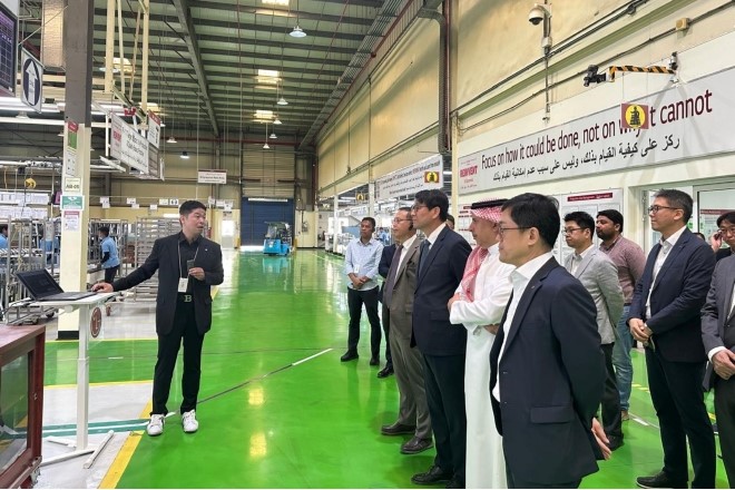 대사대리, 우리 기업 현지 공장(LG Shaker)방문