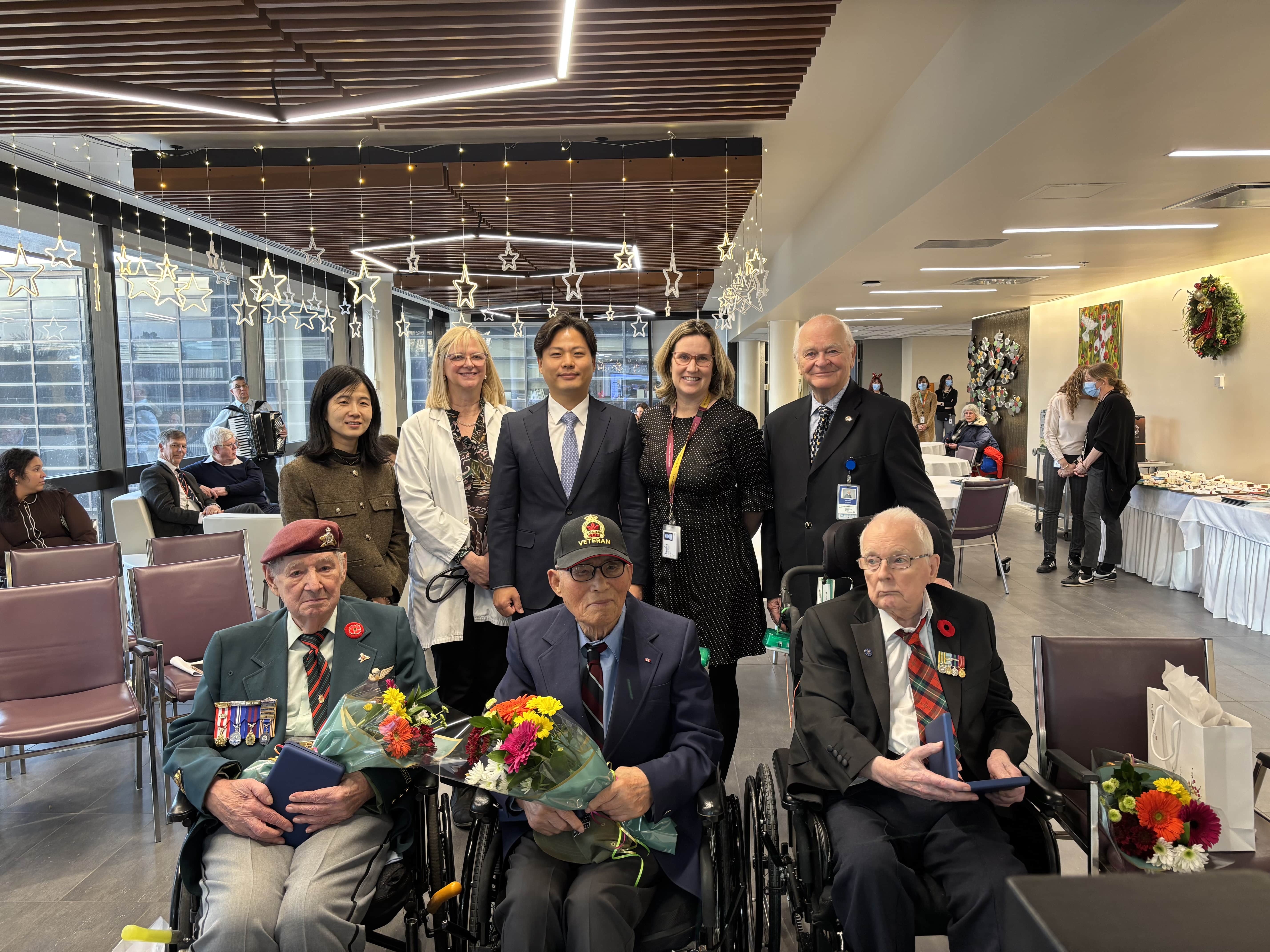 한국전 참전용사 감사 방문 (Maison Paul-Triquet 및 Sainte-Anne’s 병원)