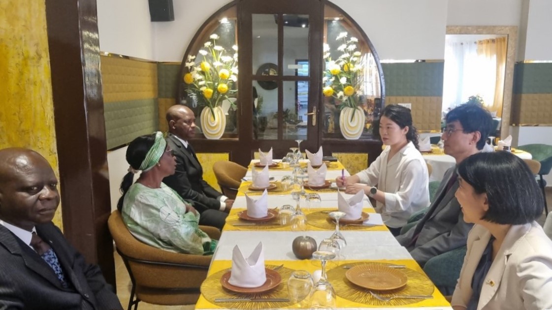 주카메룬 중아공 대사 초청 업무 오찬