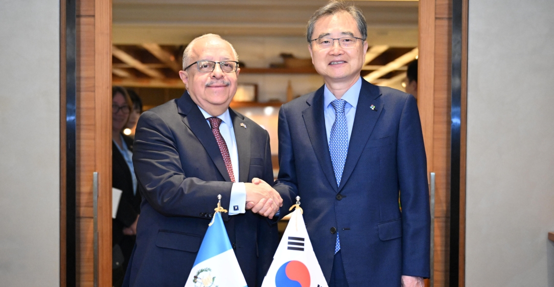 한-과테말라 외교장관 조찬면담                                