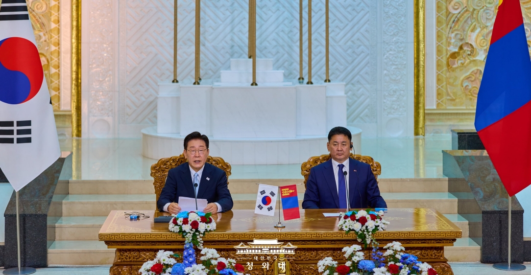 한-몽골 공동언론발표                                                   