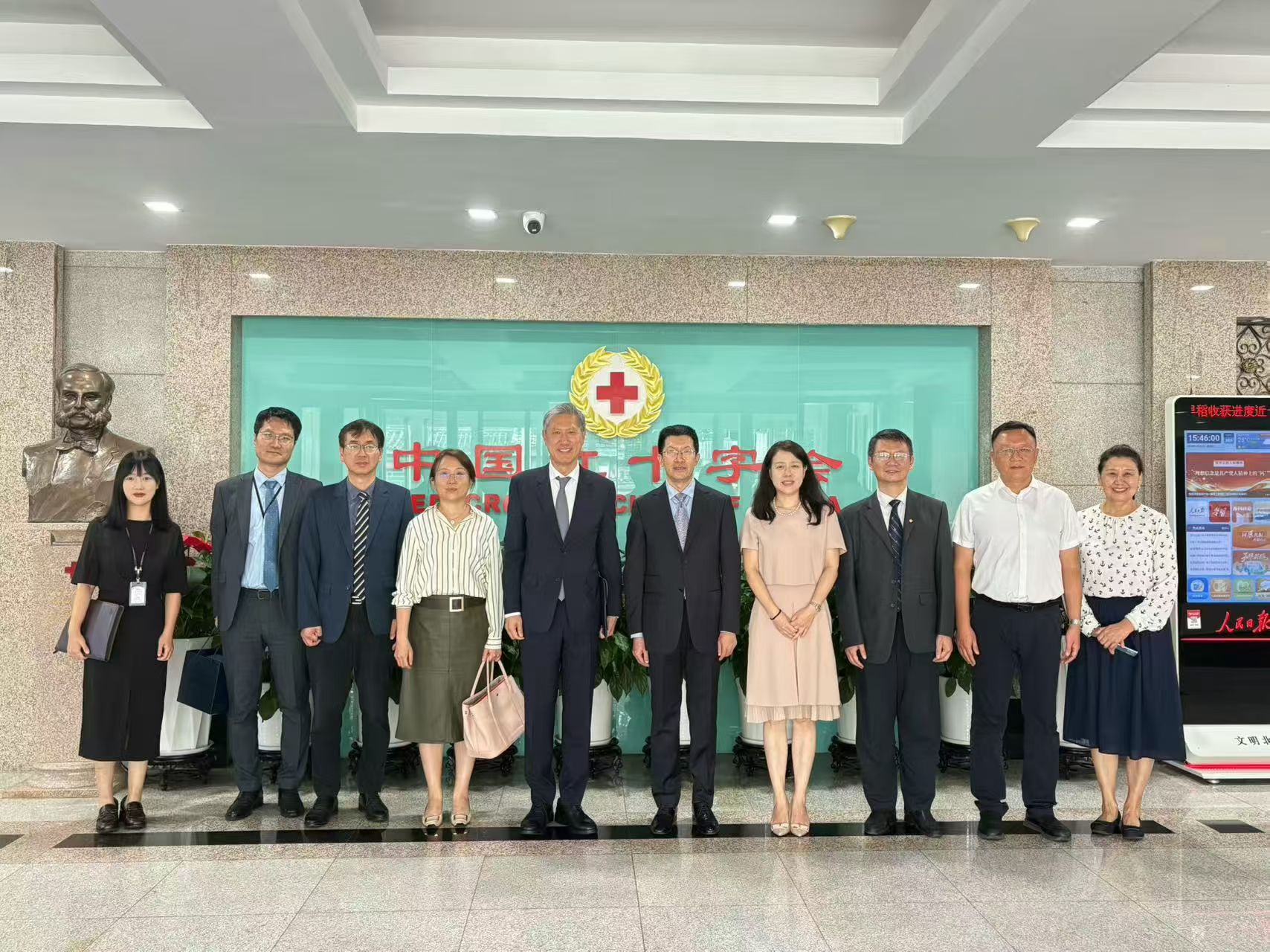 Liang Yu 중국 홍십자사 부회장 면담(7.22)