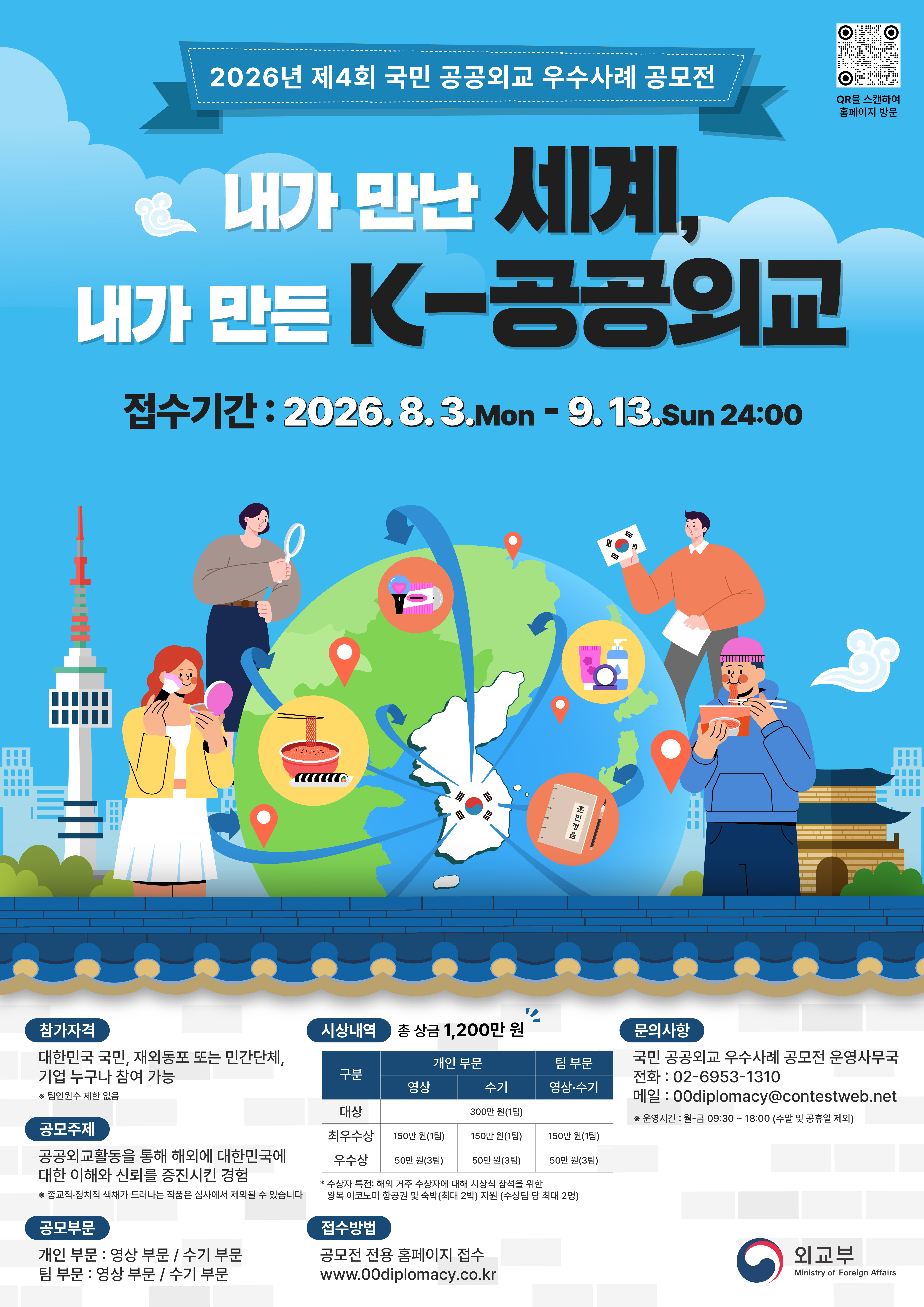 2026년 제4회 국민 공공외교 우수사례 공모전