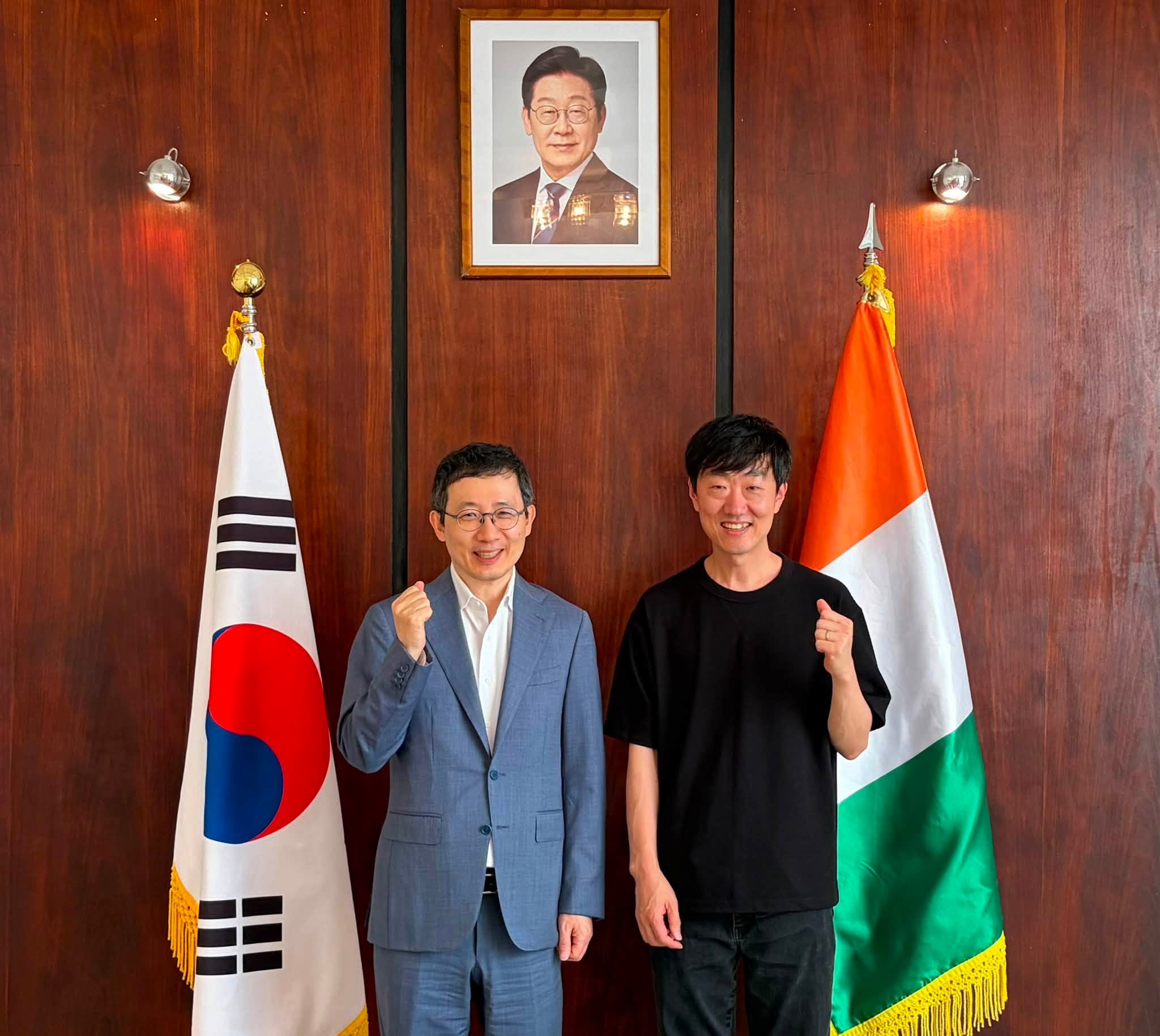 장서익 대사, 해외안전 담당 인력 상담 서비스 상담사 면담