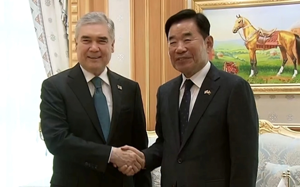 정부대표단 투르크메니스탄 국제평화와 신뢰의 해 포럼 참석