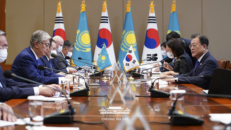 Remarks by President Moon Jae-in at Korea-Kazakhstan Summit