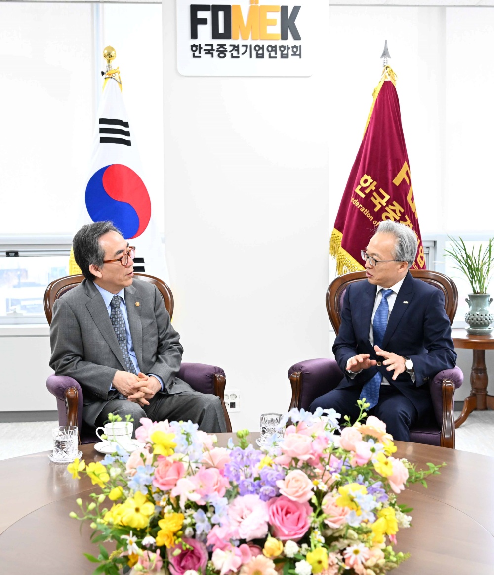 조태열 장관, 한국중견기업연합회의 최진식 회장과 면담