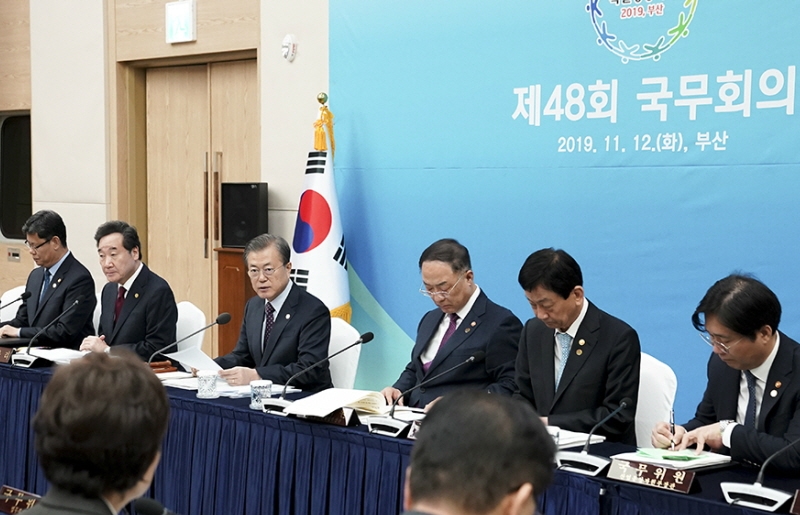 Opening Remarks by President Moon Jae-in at Cabinet Meeting