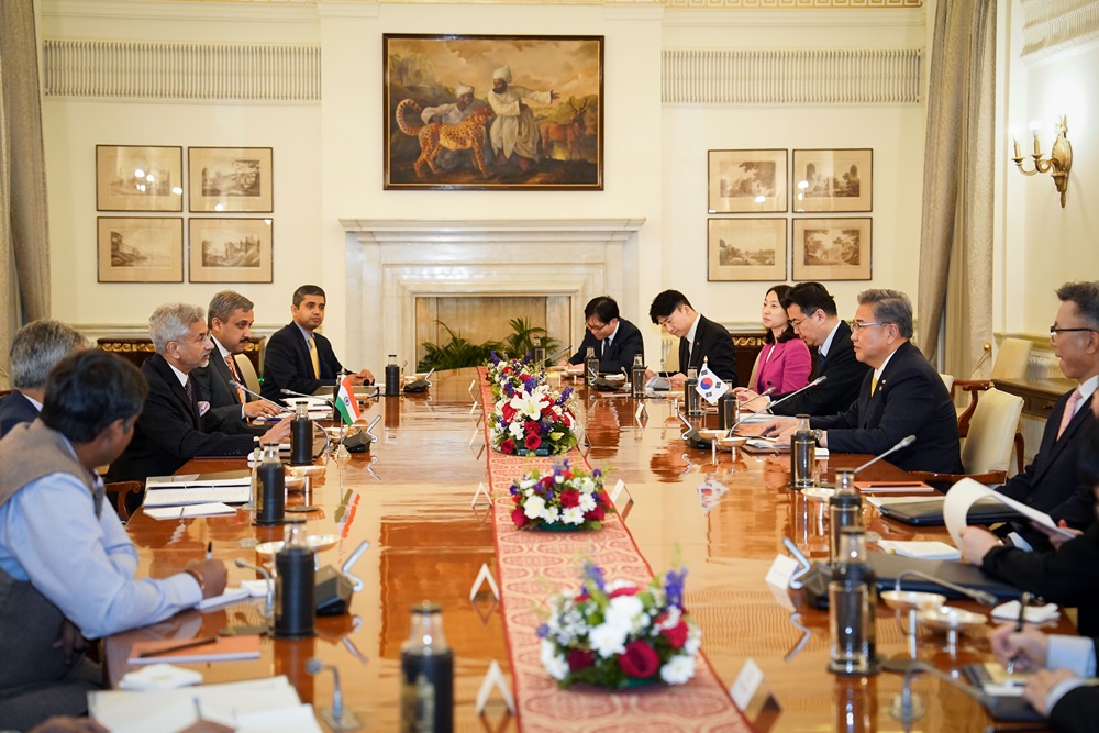 박진 외교장관, 인도 공식 방문