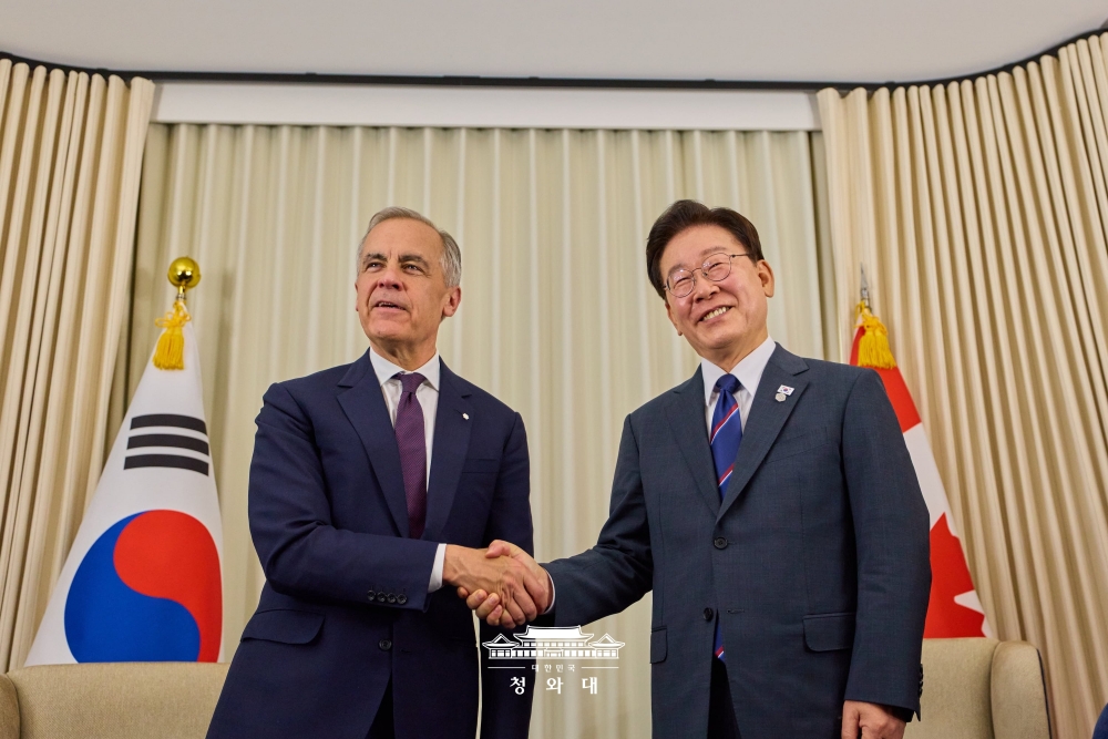 G7 정상회의 계기 한·캐나다 정상회담