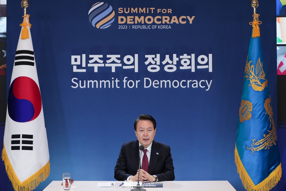 President Yoon stresses 'innovation, solidarity to revive democracy'