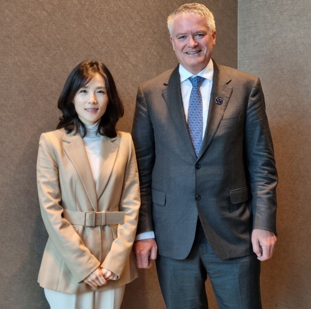 김진아 2차관, OECD 사무총장 면담