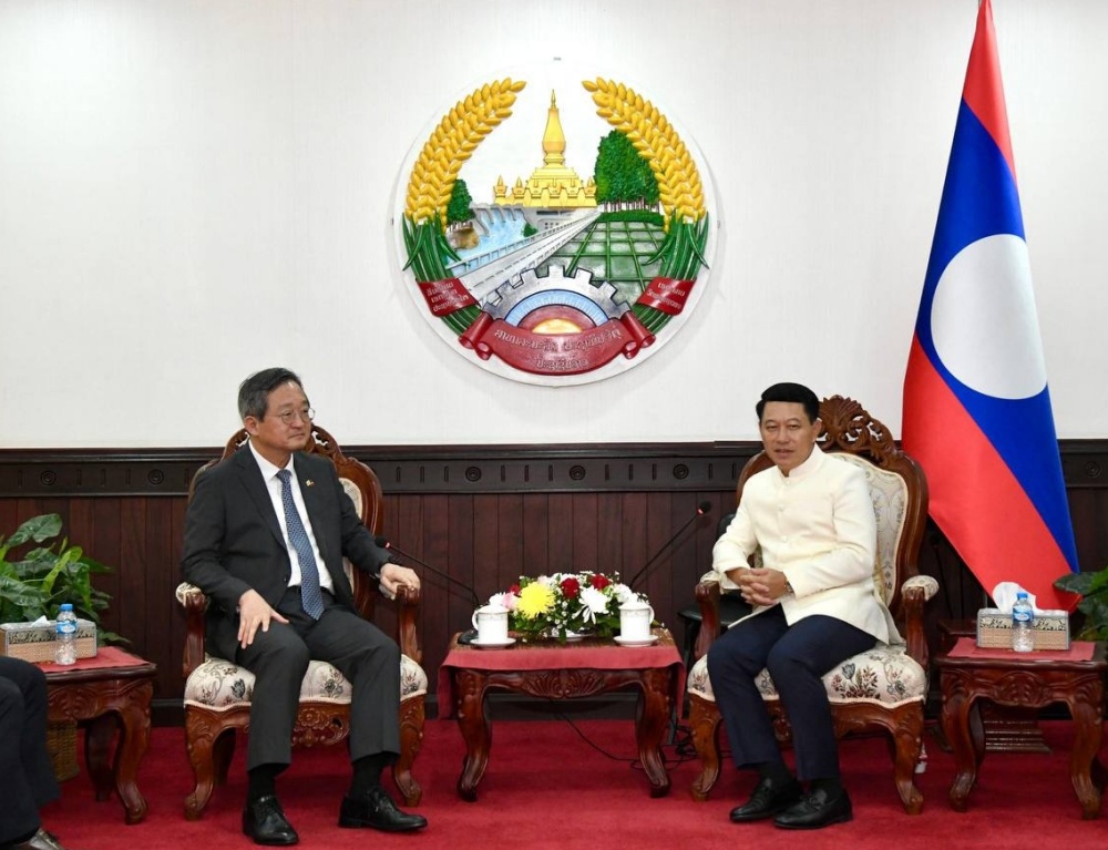 정병원 차관보, 라오스 부총리 겸 외교장관 예방(8.21.)