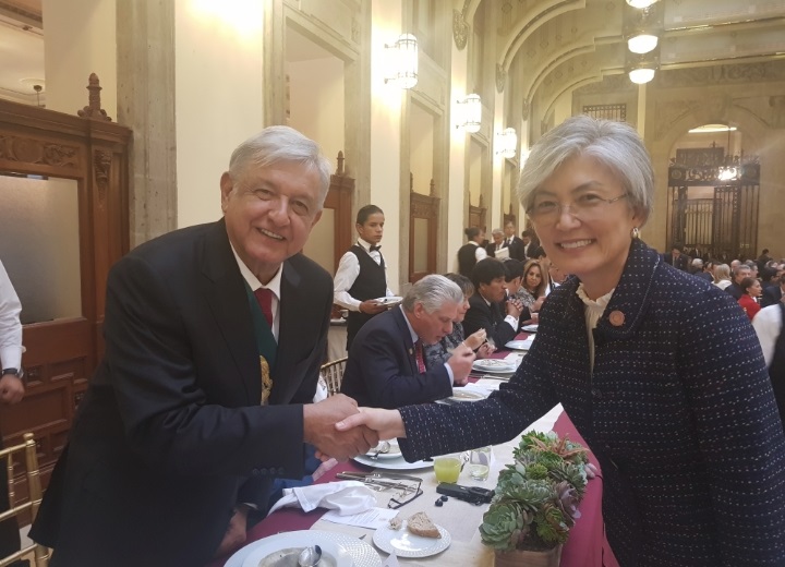 Foreign Minister Attends Inauguration Ceremony of Mexican President 