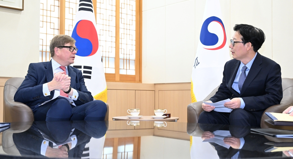 박윤주 제1차관, 핀란드 외교차관 면담