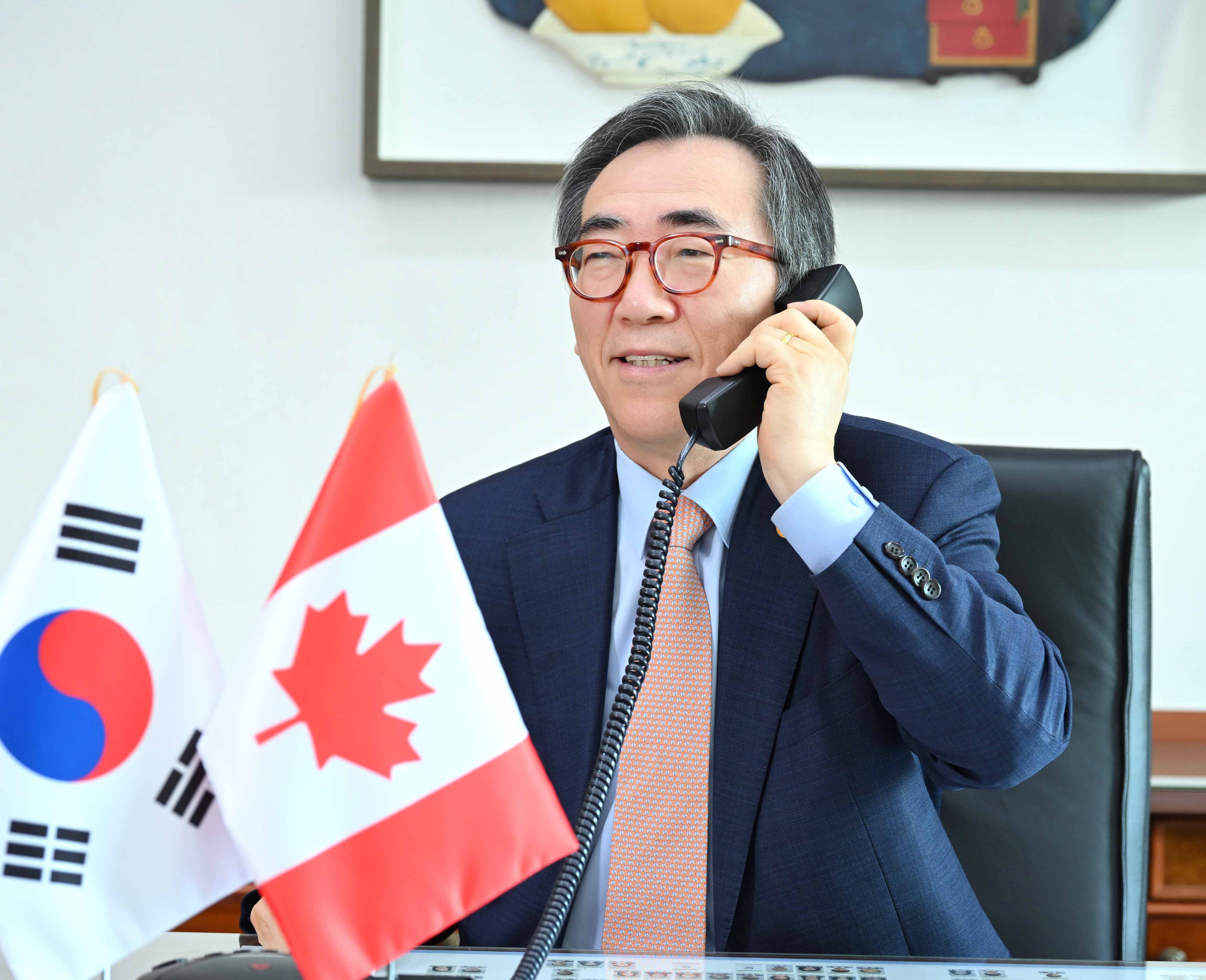 한-캐나다 외교장관 통화(5.27.) 결과