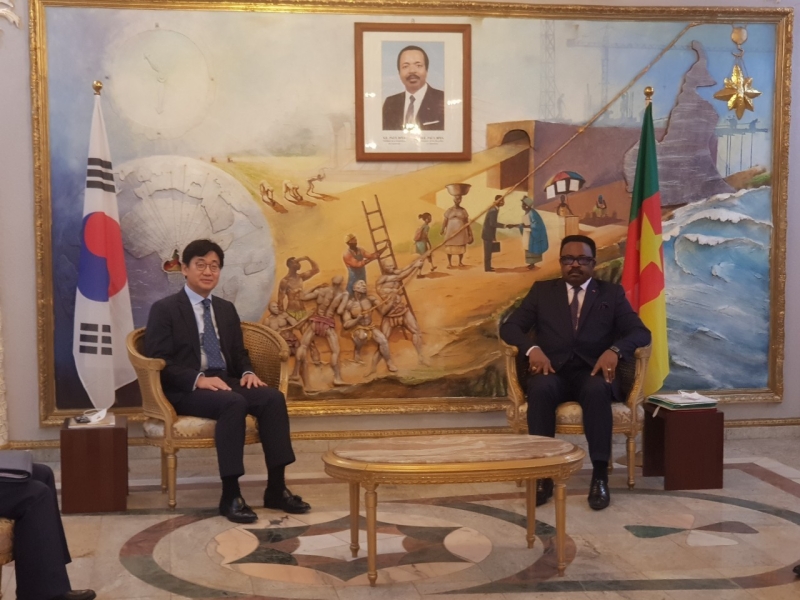Vice Minister of Foreign Affairs Choi Jongmoon Visits Cameroon